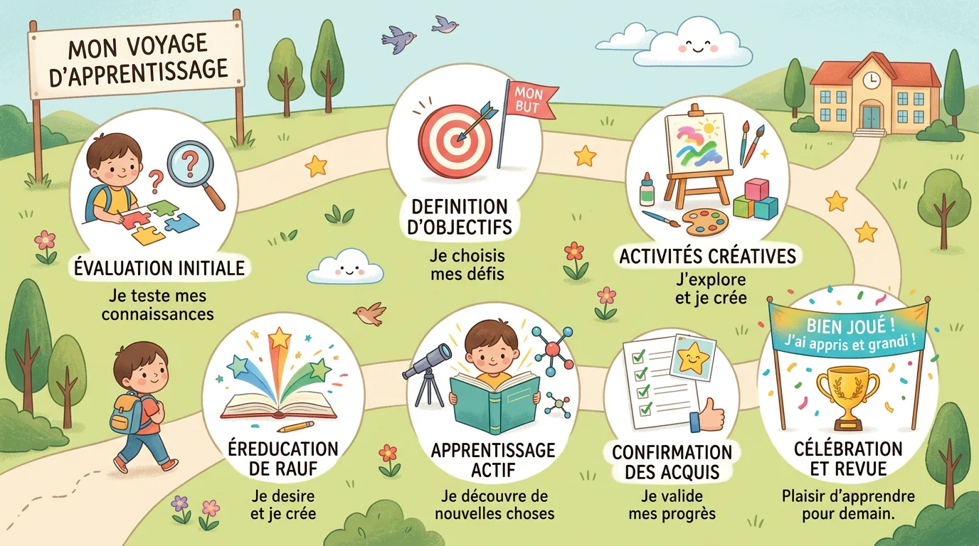 Étapes d'un accompagnement de coaching scolaire personnalisé
