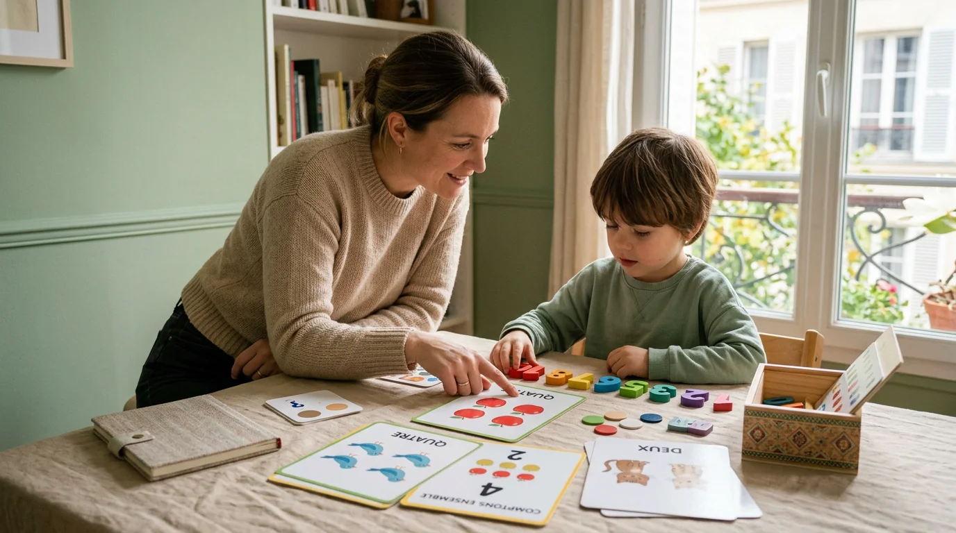 Accompagnement personnalisé d'un enfant avec des supports pédagogiques adaptés